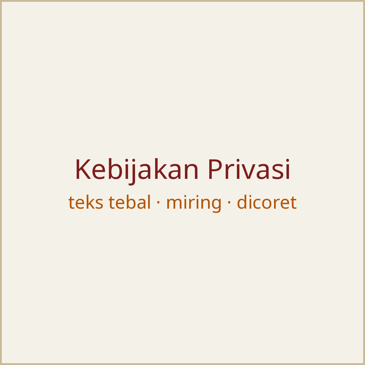Kebijakan Privasi: ilustrasi 2